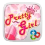 pretty girl golauncher ex theme android application logo